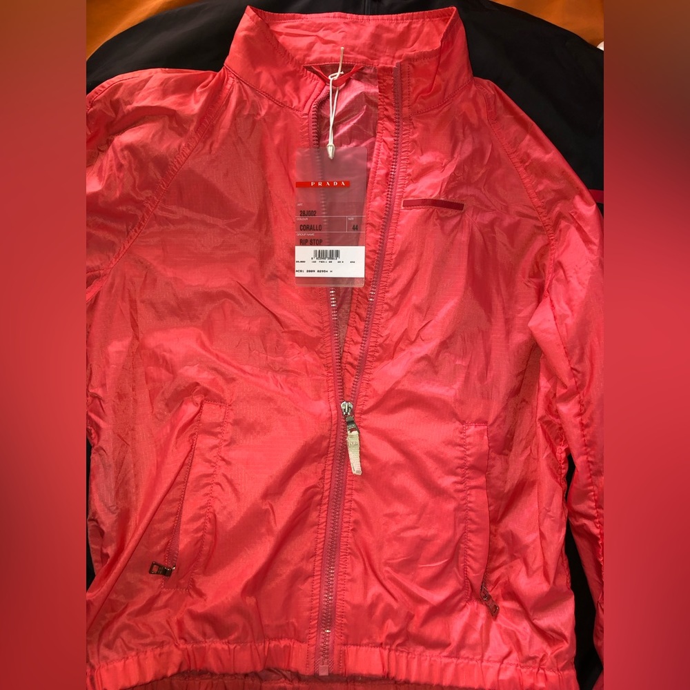 Vintage Prada Sport Semi-Transparent Pink 3M Jacket SS99'